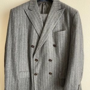 Polo by Ralph Lauren Gray Pinstripe Suit